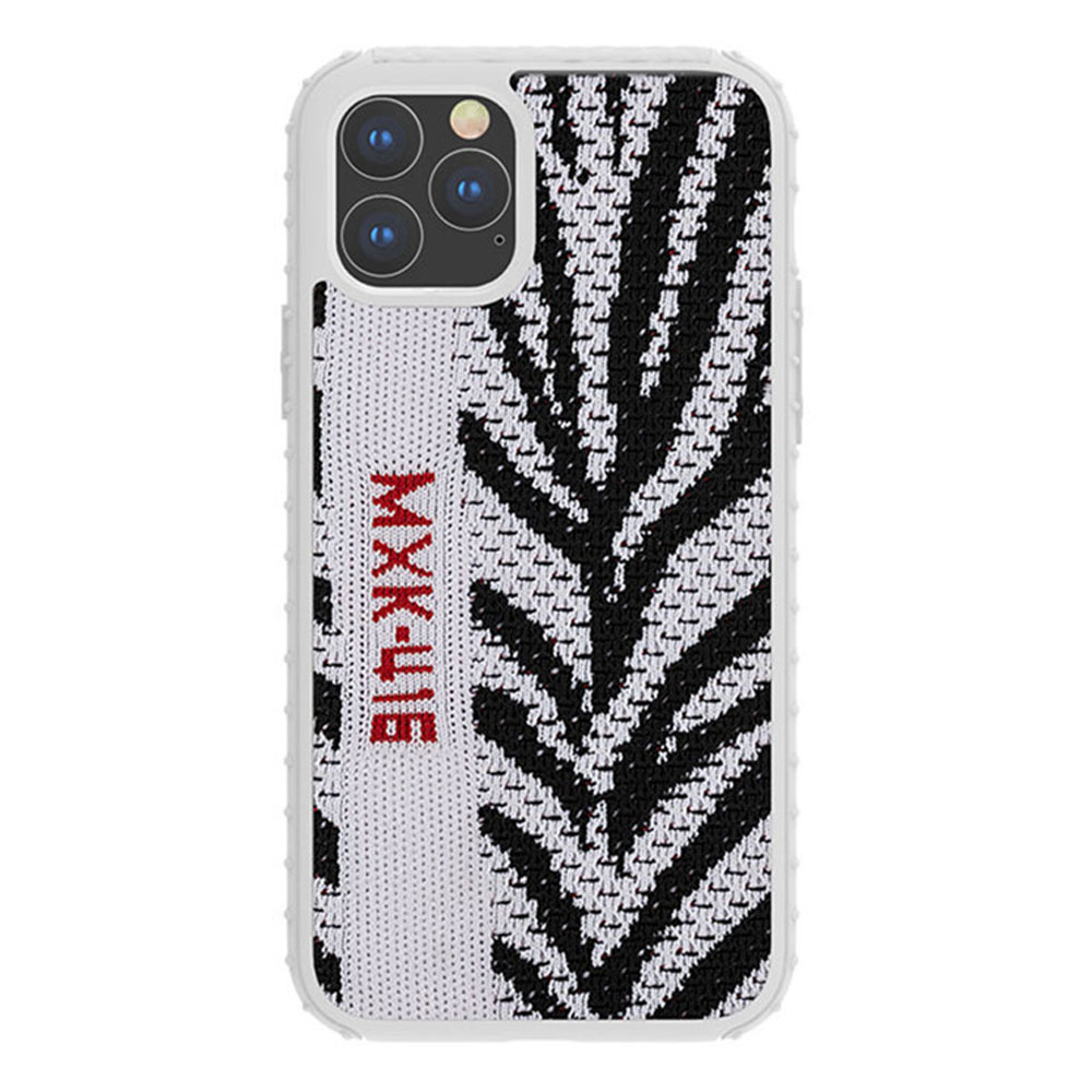 iPHONE 11 Pro Max (6.5in) EEZY Fashion Hybrid Case (Zebra White)